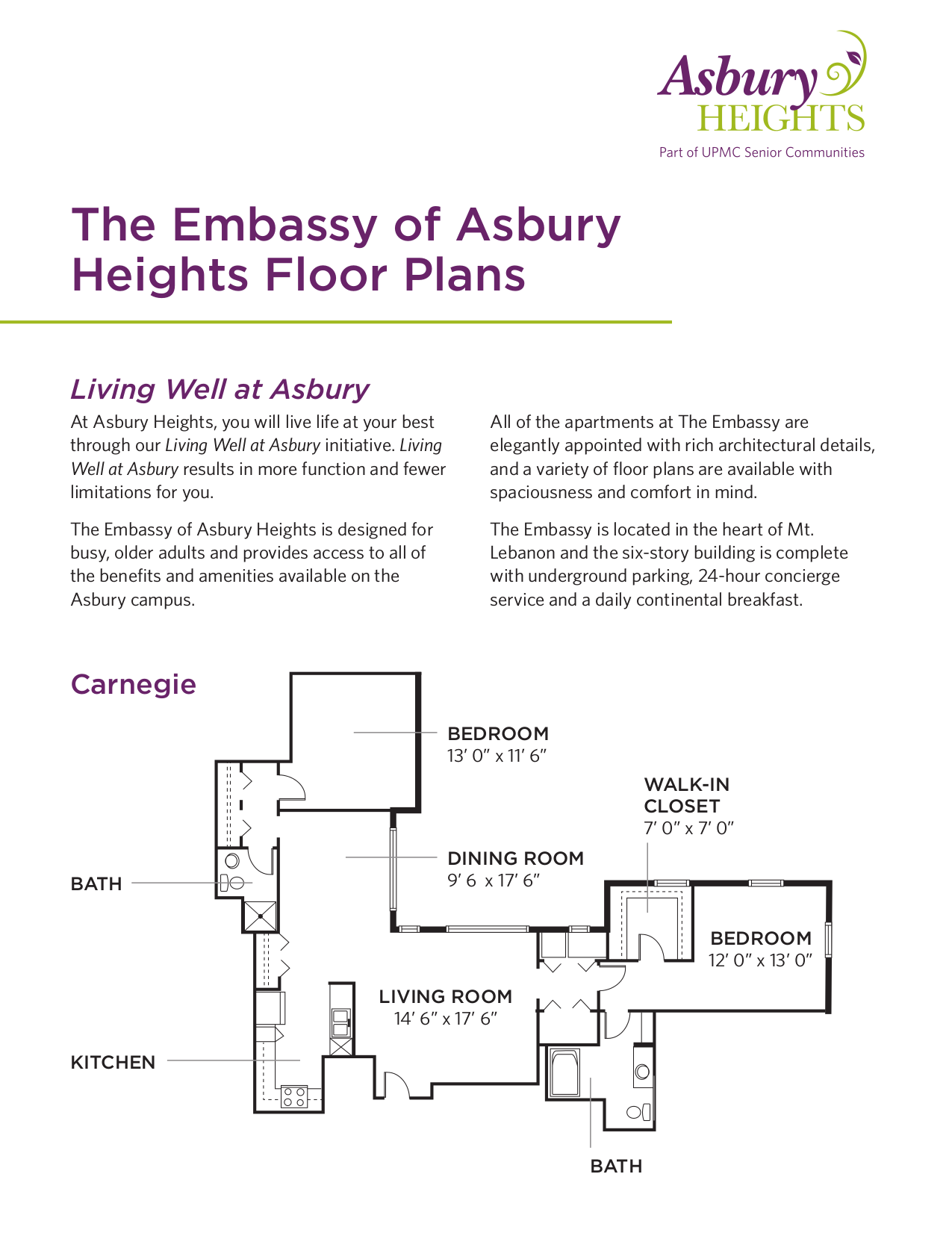 Asbury Heights Senior Living Community Assisted Living, Nursing Home